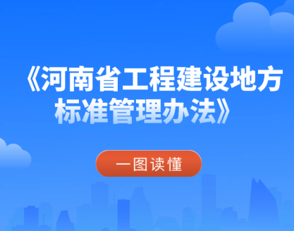 一图读懂 | 《河南省工程建设地方标准管理办法》